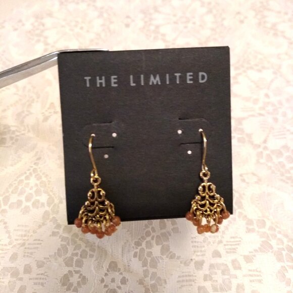 Vintage Handmade Beads Copper Earrings Timeless VTG Jewelry - Picture 4 of 6